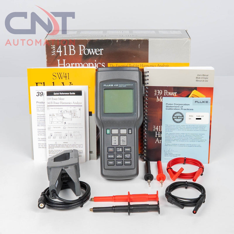 Fluke 41B Portable Harmonics Analyzer for Power Quality Measurement