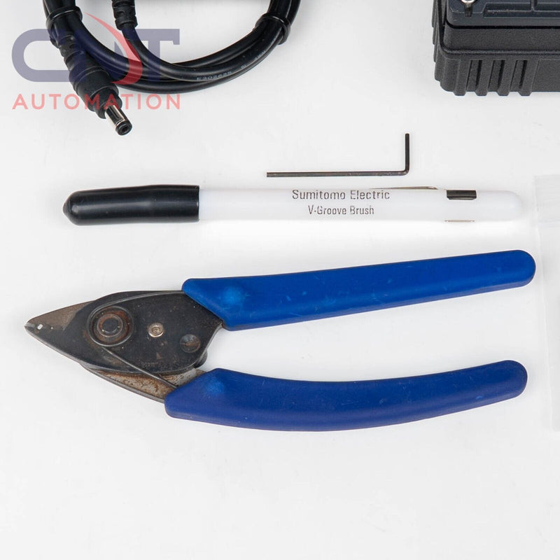 Sumitomo T-400S Active Clad Alignment Handheld Fusion Splicer W/ FC-8R Cleaver