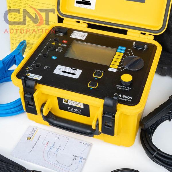 Chauvin Arnoux AEMC 6505 Meg-ohmmeter High-Voltage Digital Insulation Tester