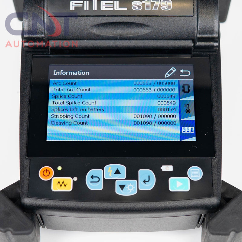 FITEL S179A Hand Held Core Alignment Fiber Fusion Splicer W/ Fitel S326 Cleaver