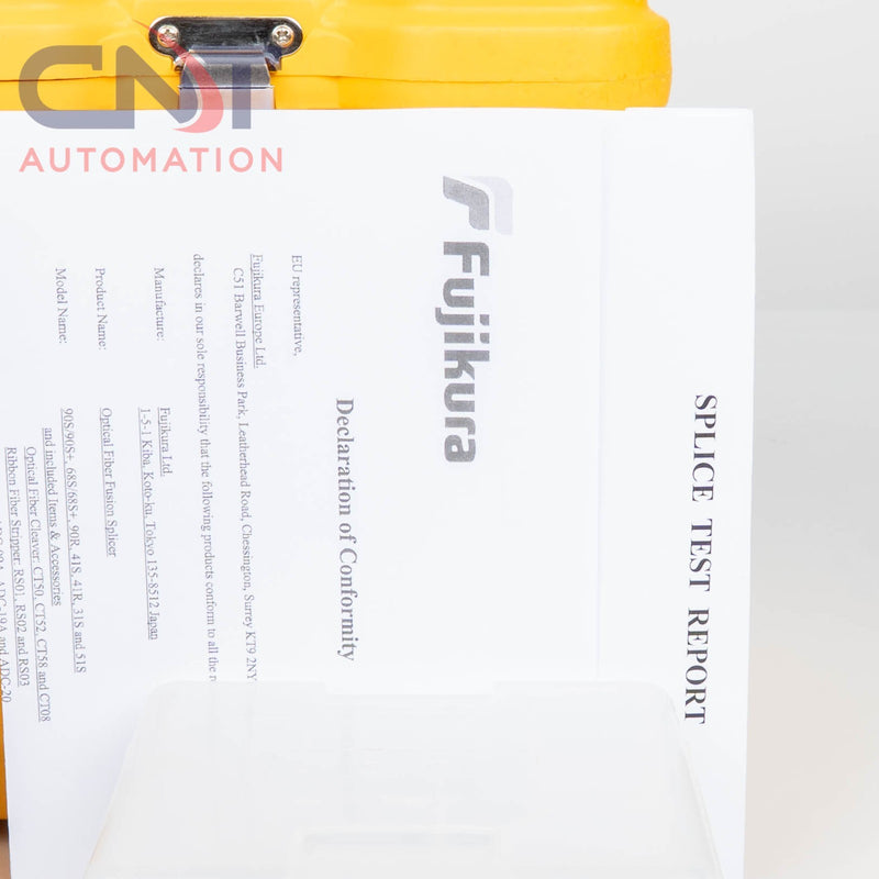 AFL Fujikura 90S+ SM MM Core Alignment Fiber Fusion Splicer With CT-50 Cleaver