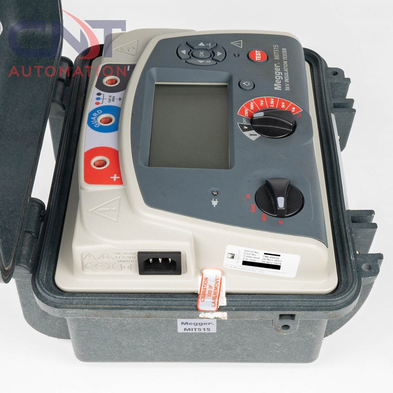 Megger MIT515 5kV DC Insulation Resistance Tester Megohmmeter