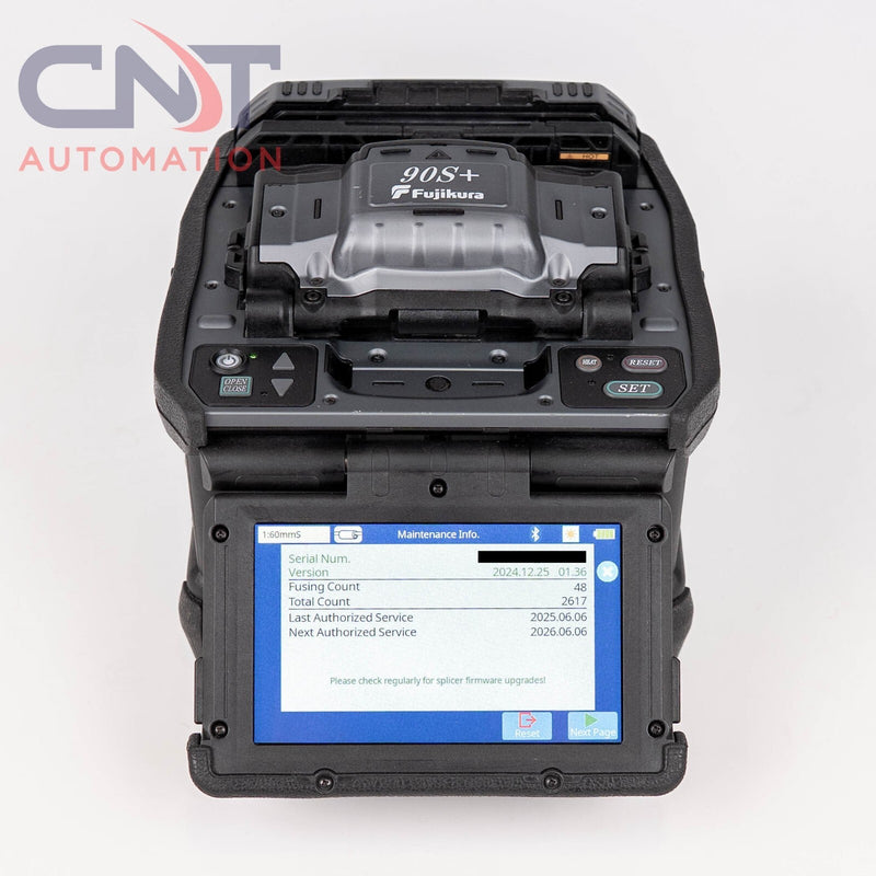 AFL Fujikura 90S+ SM MM Core Alignment Fiber Fusion Splicer With CT-50 Cleaver