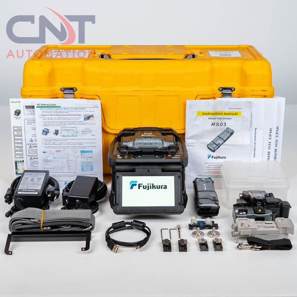 AFL Fujikura 90R Mass Ribbon Fiber Fusion Splicer, CT-50 Cleaver & RS03 Stripper