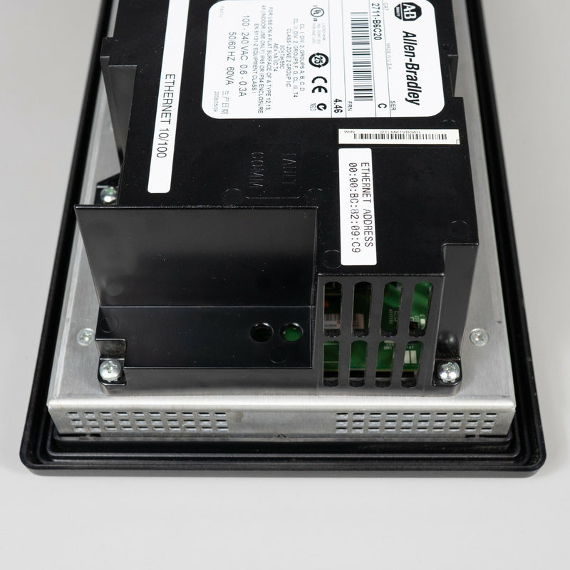 AB Allen Bradley PanelView 600 2711-B6C20 HMI Terminal FRN4.46 SER C Ethernet