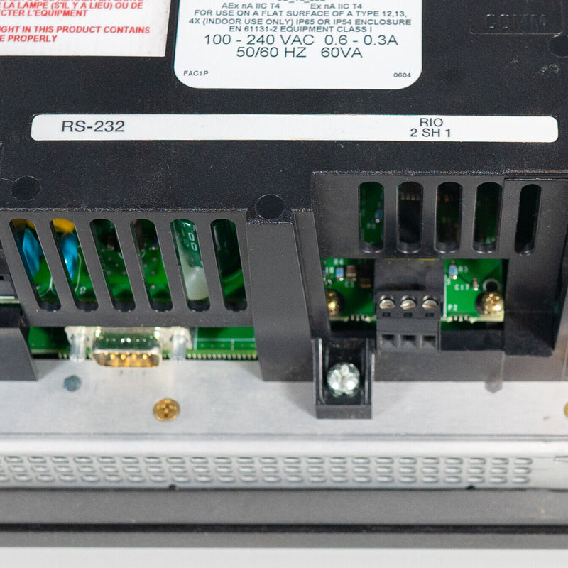 Allen Bradley PanelView 600 2711-B6C1 HMI Terminal With Mounting Hardware