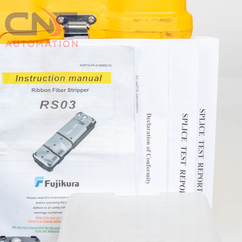 AFL Fujikura 90R Mass Ribbon Fiber Fusion Splicer, CT-50 Cleaver & RS03 Stripper