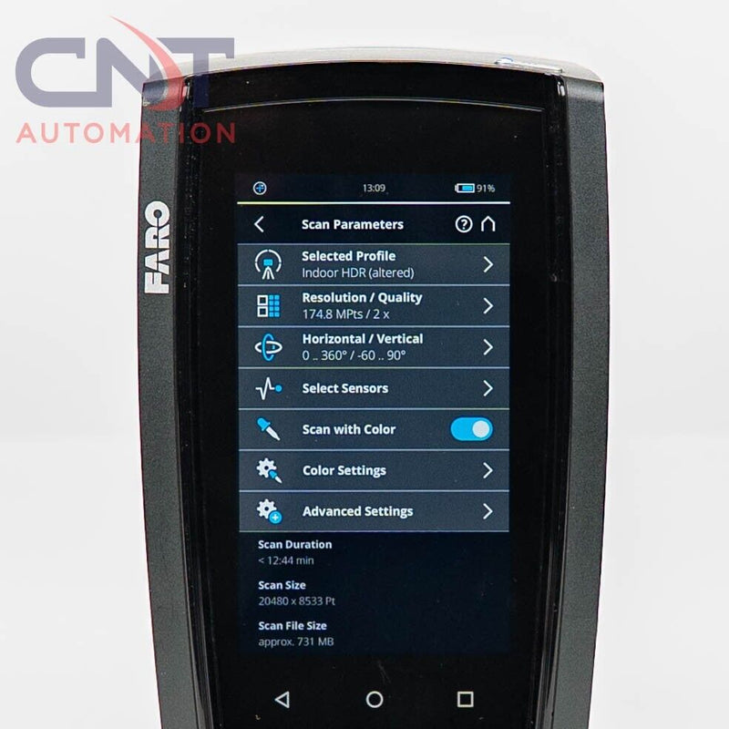 Faro Focus S350 Laser Scanner With High Level Carbon Fiber Tripod