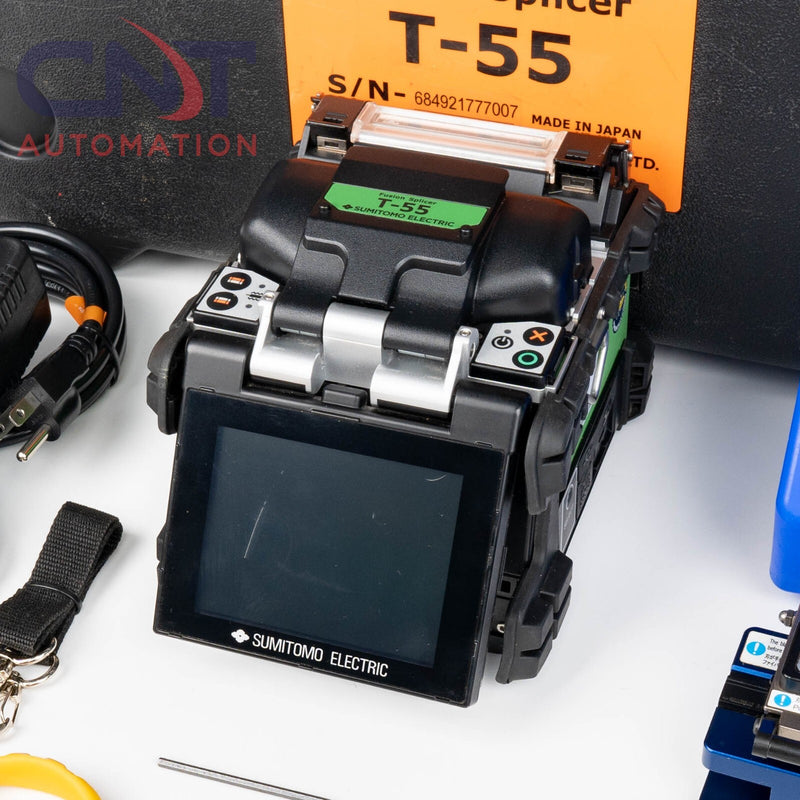 Sumitomo T-55 Core Alignment Automatic Adaptive Fusion Splicer W/ FC-6RS Cleaver