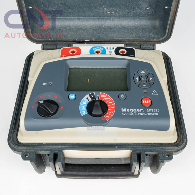 Megger MIT525 5 kV Diagnostic Insulation Resistance Tester 5000V 10TÎ© CAT IV