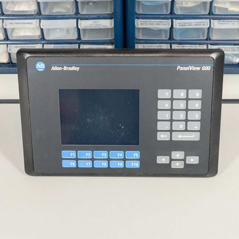 Allen Bradley PanelView 600 2711-B6C1 HMI Terminal With Mounting Hardware