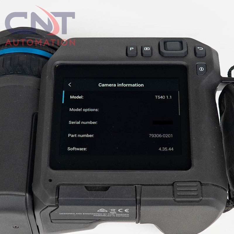 FLIR T540 24°, 42°, 14° Thermal Imaging Camera W/ f=10 (42°), f=29mm (14°) Lens