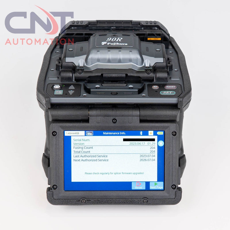 AFL Fujikura 90R Ribbon Fiber Fusion Splicer W/ CT-50 Cleaver & Thermal Stripper