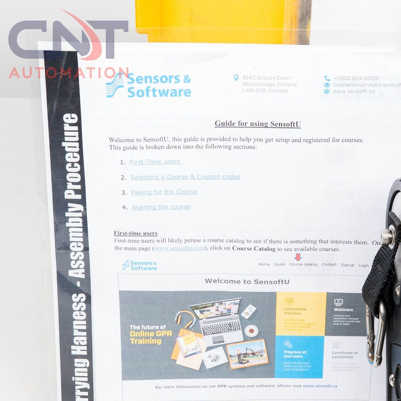 CONQUEST 100 Sensors & Software Ground Penetrating Radar (GPR) Concrete Scanner