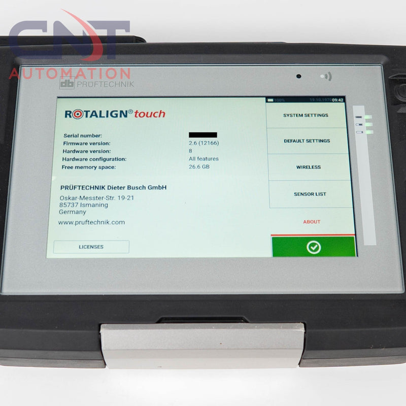 Pruftechnik RotAlign Touch ALI 50.200 FULL Advanced Laser Shaft Alignment Tool