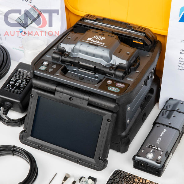 AFL Fujikura 90R Ribbon Fiber Fusion Splicer W/ CT-50 Cleaver & Thermal Stripper