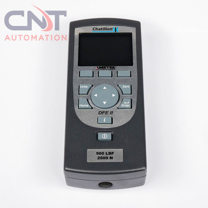 Ametek Chatillon DFE2 II Series 500LBF 2500N Digital Force Gauge Scale DFE III