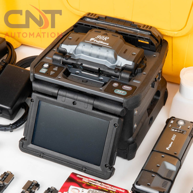 AFL Fujikura 90R Mass Ribbon Fusion Splicer W/ CT-50 Cleaver & Fiber Stripper
