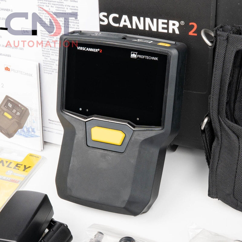 Pruftechnik VibScanner 2 II Triaxle 3 Channel Vibration Analyzer With Omnitrend