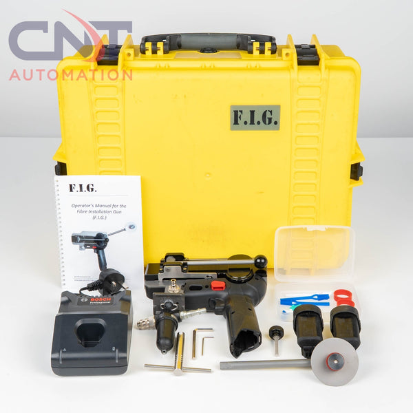 Fiber Installation Gun F.I.G Handheld Cordless Air Blown Microfibre