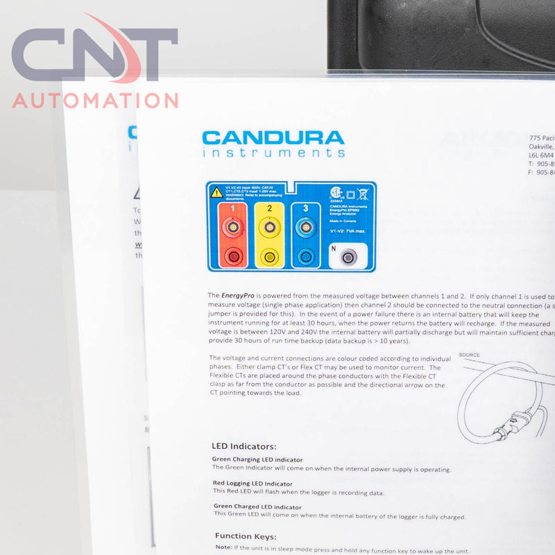 Candura EnergyPro EP600i 6 Channel Energy Analyzer