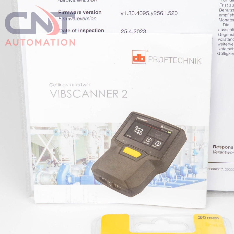 Pruftechnik VibScanner 2 II Triaxle 3 Channel Vibration Analyzer With Omnitrend