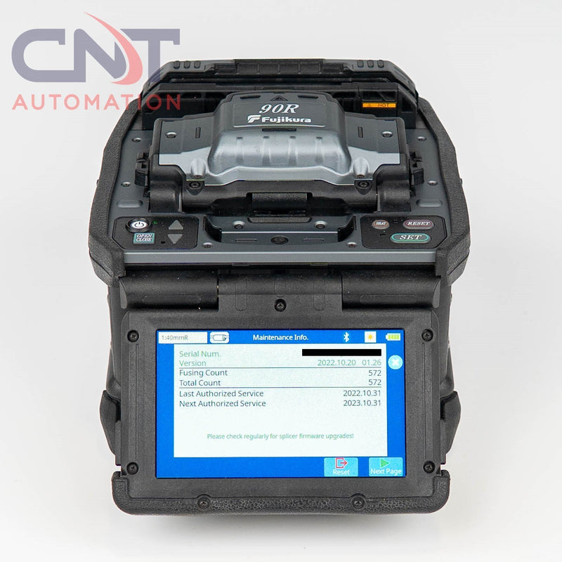 Fujikura 90R AFL Ribbon Fusion Splicer NA Model W CT-50 Cleaver& RS03 Hot Jacket