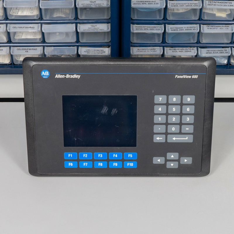AB Allen Bradley PanelView 600 2711-B6C20 HMI Terminal FRN4.46 SER C Ethernet