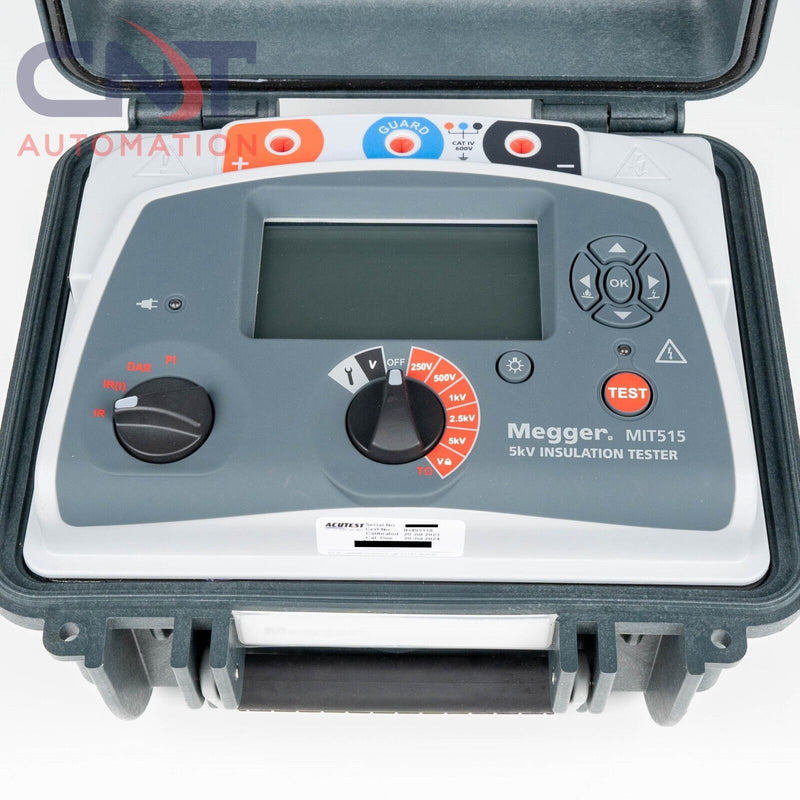 Megger MIT515 5kV DC Insulation Resistance Tester Megohmmeter