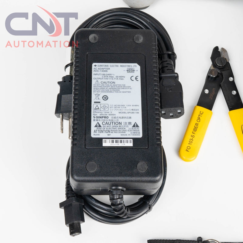 Sumitomo Type-Q101-CA Fusion Splicer Optic Equipment W/ FC-6RM Fiber Clever