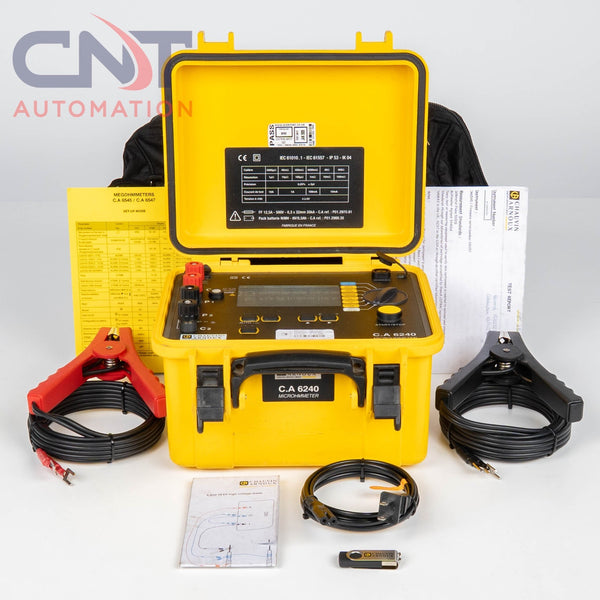Chauvin Arnoux AEMC 6240 Robust Leakproof Low Resistance Micro-ohmmeter