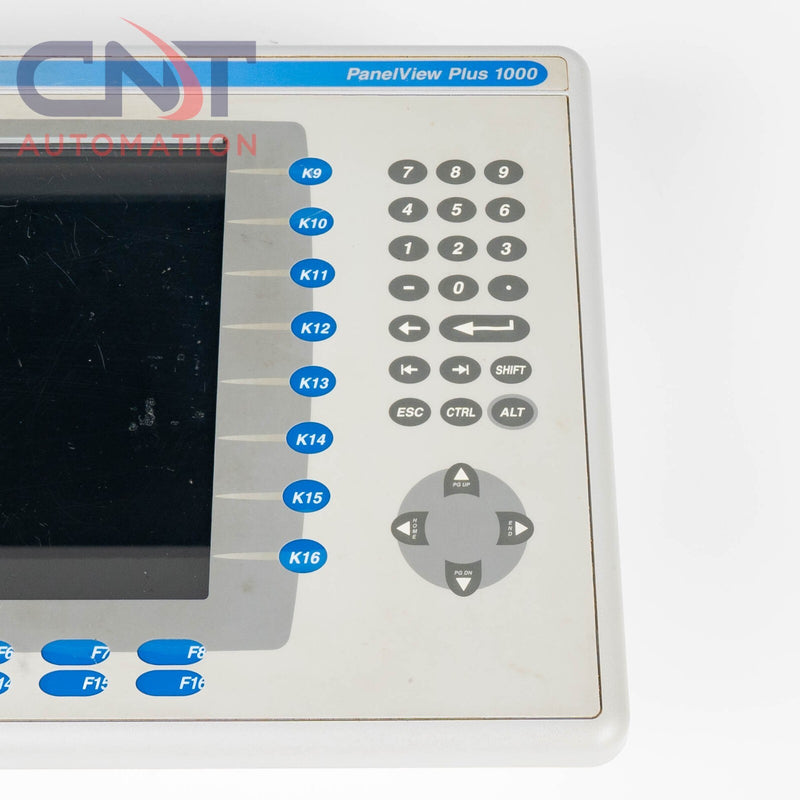 Allen Bradley PanelView Plus 1000 HMI 2711P-K10C6D1  2711P-RN6 DH+/DH485/RIO AB