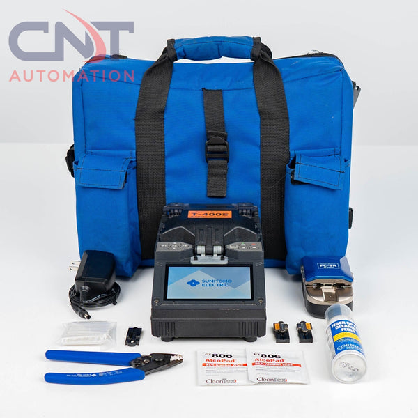 Sumitomo T-400S Active Clad Alignment Arc Fusion Splicer With FC-8R Fiber Clever