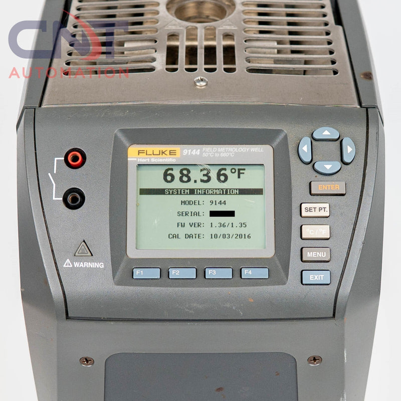 Fluke 9144-A High-Temp Field Metrology Well 50 °C to 660 °C/ Insert A