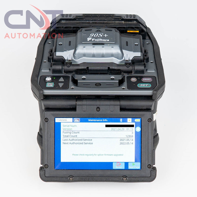 AFL Fujikura 90S+ SM MM Core Alignment Fiber Fusion Splicer With CT-50 Cleaver
