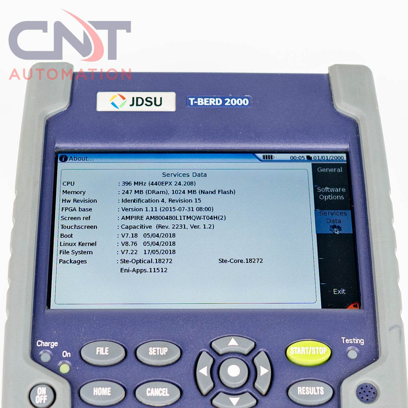 JDSU Viavi T BERD MTS 2000 QUAD 4146 OTDR Modular Test Platform