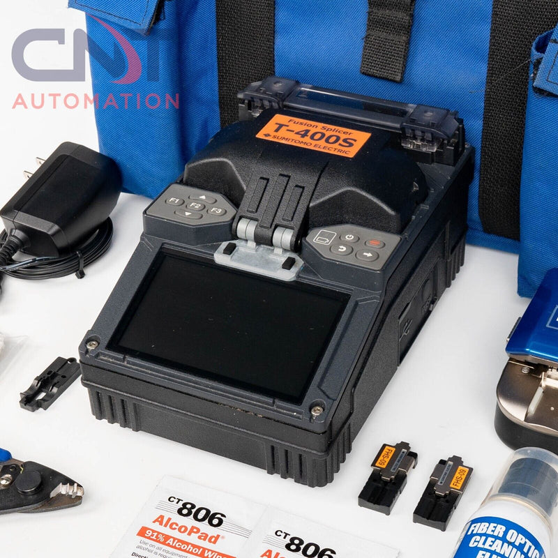 Sumitomo T-400S Active Clad Alignment Arc Fusion Splicer With FC-8R Fiber Clever