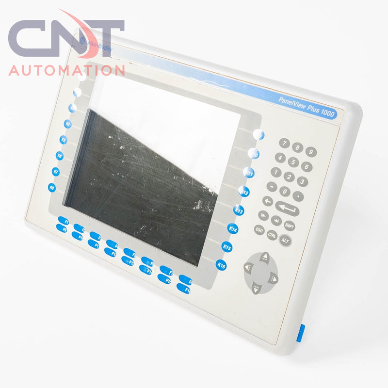 Allen Bradley PanelView Plus 1000 HMI 2711P-K10C6D1  2711P-RN6 DH+/DH485/RIO AB