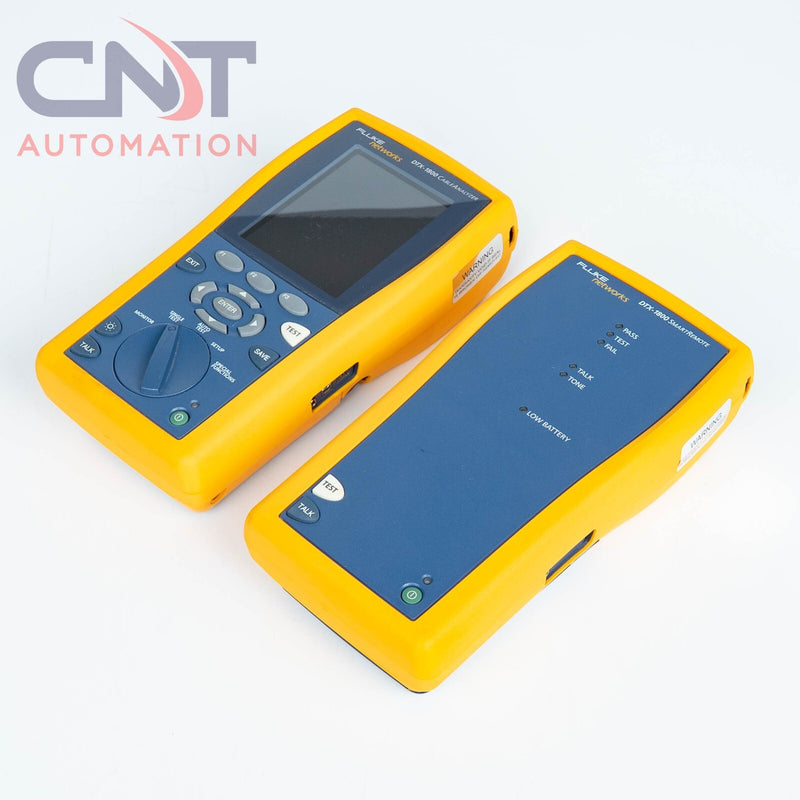 Fluke Networks DTX-1800 DTX Cable Analyzer & Smart Remote W/ DTX-SFM & DTX-MFM