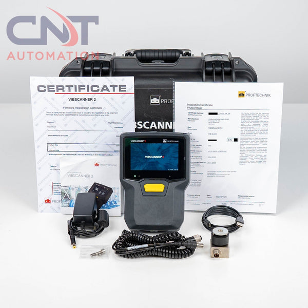 Pruftechnik VibScanner 2 II Triaxle 3 Channel Vibration Analyzer With Omnitrend