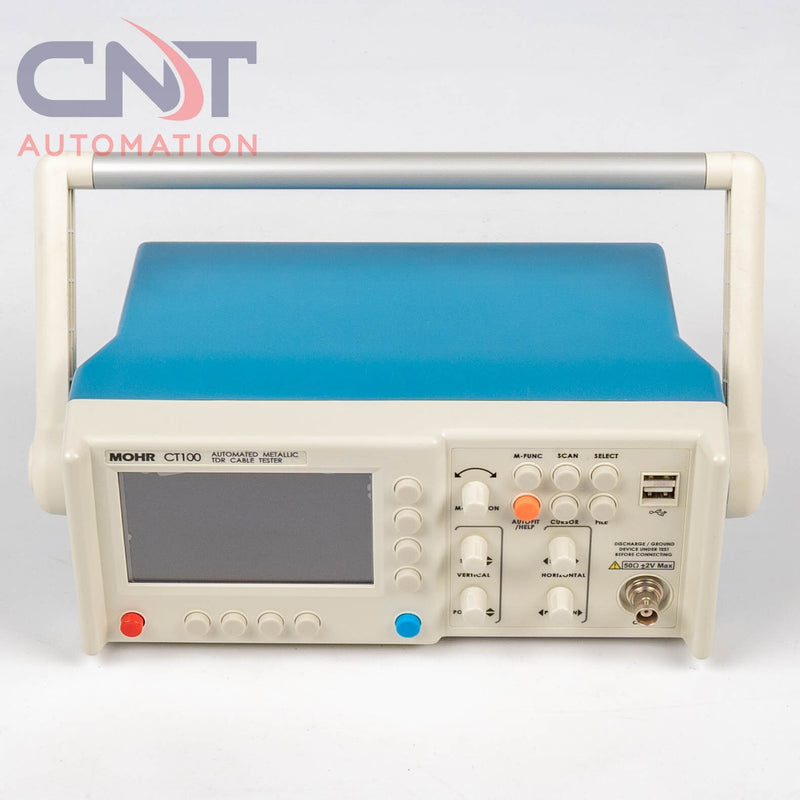MOHR CT100 Series High‐Resolution Automated Metallic TDR Cable Tester