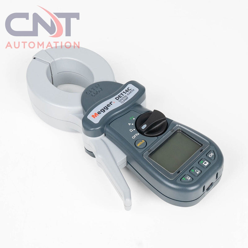 Megger DET14C Digital Earth Clamp-On Ground Resistance Meter 50mΩ to 1500Ω