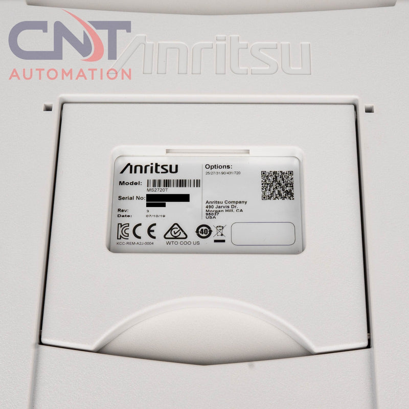 Anritsu MS2720T Spectrum Master Handheld RF Spectrum Analyzer 9kHz - 20GHz