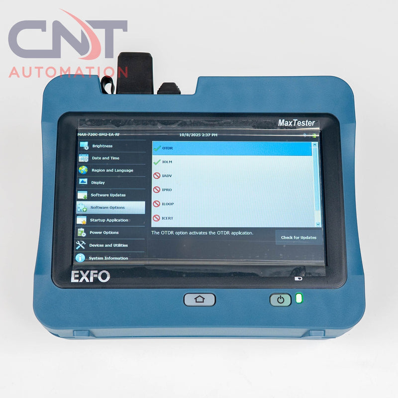 EXFO MaxTester 720C-SM2-EA SM Handheld OTDR 1310/1550/1625nm Live 720C SM2