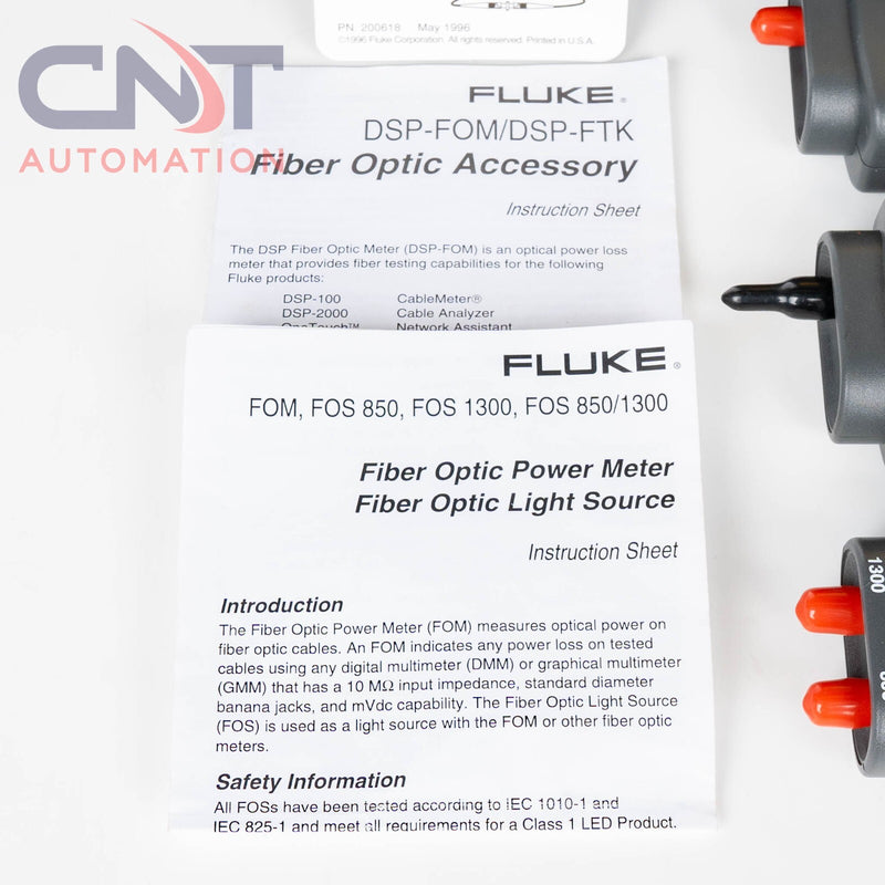 Fluke Fiber DSP-FOH FOS FOM 850/1300/1550nm Fiber Modules DSP CableAnalyzer