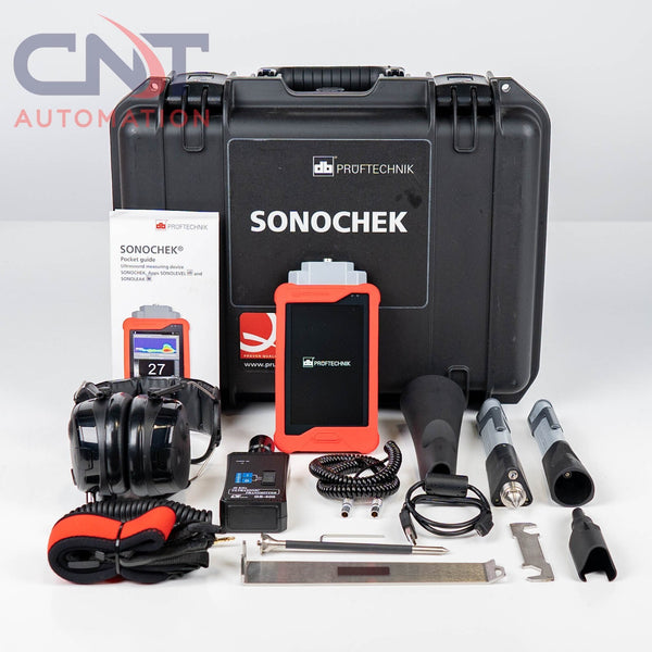 Pruftechnik Sonochek Ultrasonic Measuring Device W/ GS400 Ultrasonic Transmitter