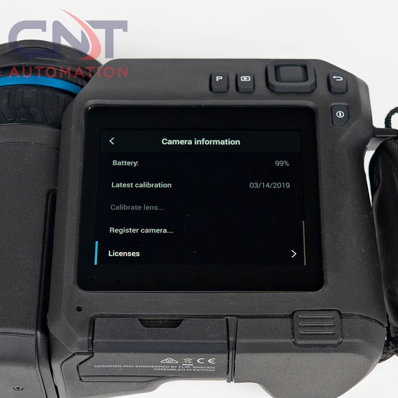 FLIR T540 24°, 42°, 14° Thermal Imaging Camera W/ f=10 (42°), f=29mm (14°) Lens