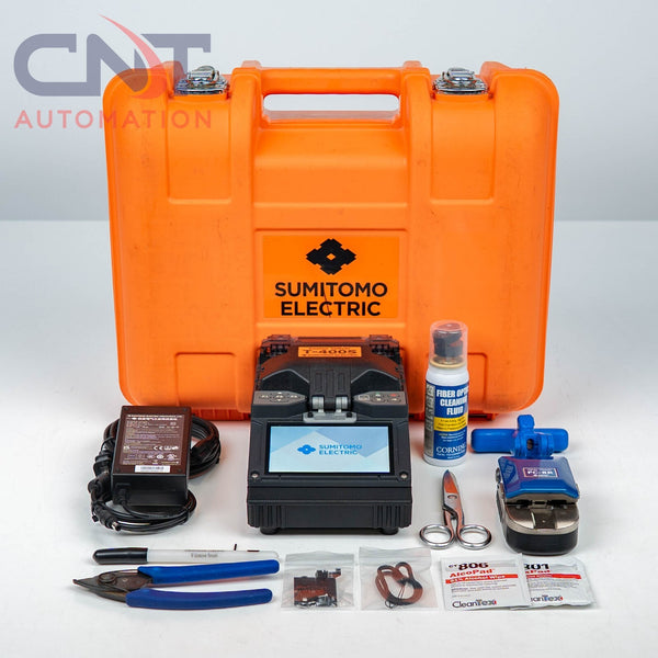 Sumitomo T-400S Active Clad Alignment Handheld Fusion Splicer W/ FC-8R Cleaver