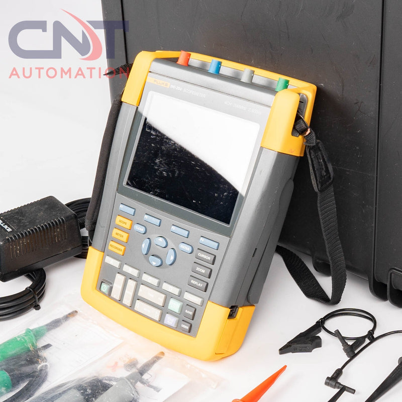 Fluke 190-204 Oscilloscope ScopeMeter Handheld 4 Channel 2.5GS/s 200MHz 4CH