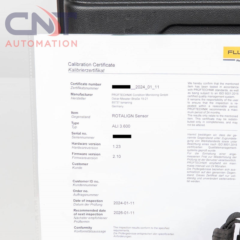 Pruftechnik Rotalign Ultra IS Laser Shaft Alignment System - Fully Loaded